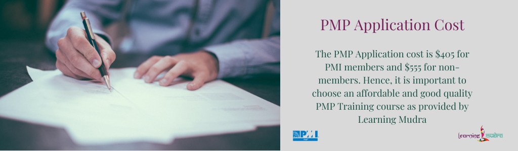 what is pmp application fee